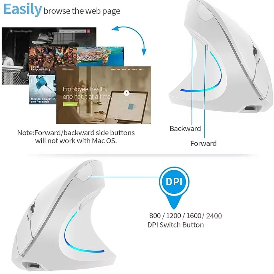 imgi_56_Ha220e0a5d48d46fcac976dd7b0a51270W.jpg_960x960q80 H1 Vertical Wireless Mouse Computer - Image 2