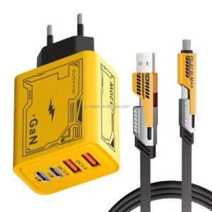 Home 120w Fast Charger 4 Ports Type-c Pd Quick Charge Charger